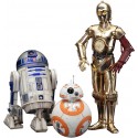 Pack avec R2-D2, C-3PO et BB-8