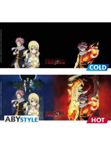 Mug Heat Change Fairy Tails Natsu & Lucy 460ml