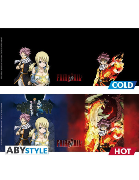 Mug Heat Change Fairy Tails Natsu & Lucy 460ml