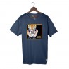 T-Shirt Dragon Ball Z Majin Vegeta Bleu Marine Capslab
