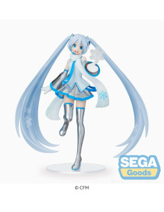 Hatsune Miku Snow Sky Town Luminasta 