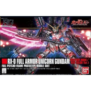 HG 1/144 Full Armor Unicorn Destroy Mode Red Ver.