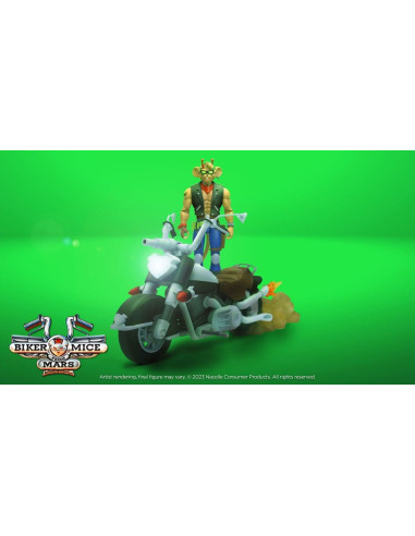 Throttle’s Martian Monster Bike – Biker Mice Figurine