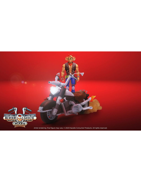 Throttle’s Martian Monster Bike – Biker Mice Figurine