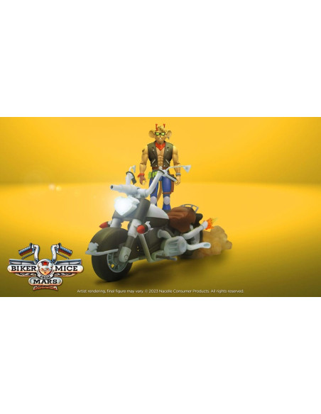 Throttle’s Martian Monster Bike – Biker Mice Figurine