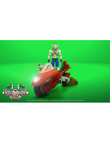 Vinnie’s Radical Rocket Sled – Biker Mice Figurine