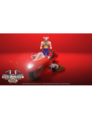 Vinnie’s Radical Rocket Sled – Biker Mice Figurine