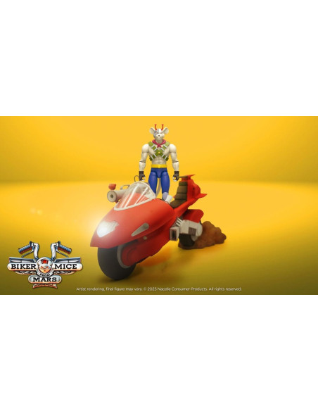 Vinnie’s Radical Rocket Sled – Biker Mice Figurine