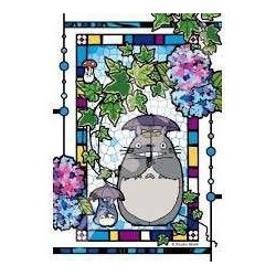 Ponyo sur la Falaise 208pcs Puzzle en vitrail 18.2x25.7