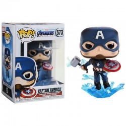 POP ! Marvel - Avengers Endgame Captain America with Broken Shield & Mjolnir 573