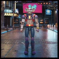 Biker Mice From Mars Throtlle 18cm