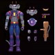 Figurine Biker Mice From Mars Modo 20cm avec accessoires