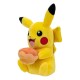 Peluche Pokemon Pikachu Pecha Poke Puff Orange 20cm