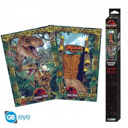 Poster X2 Jurassic Park 52x38Cm