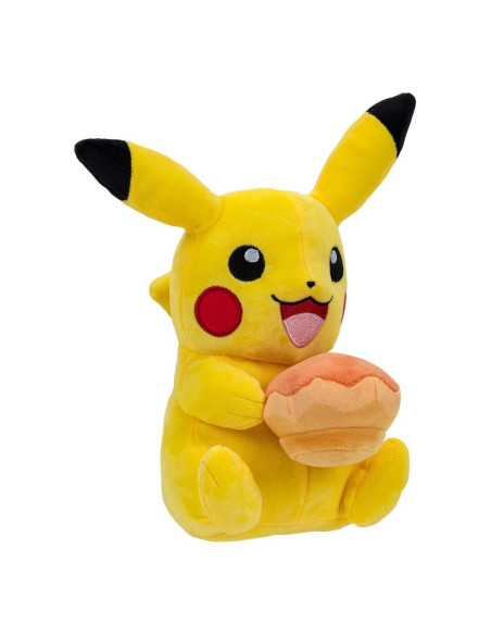 Peluche Pokemon Pikachu Pecha Poke Puff Orange 20cm