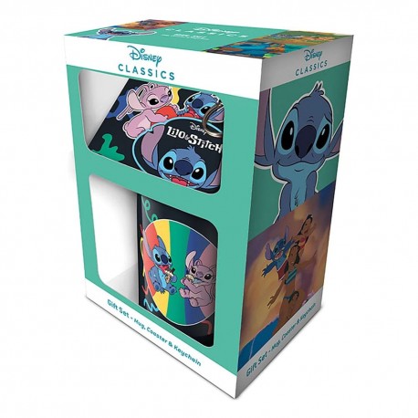 Lilo & Stitch Set Mug, Sous-Verre Et Porte-Clés You´Re My Fave