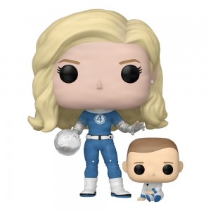 Funko POP La Femme Invisible et Franklin 1514 Les Quatre Fantastiques - Figurine Marvel