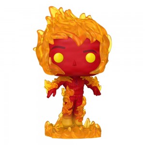Funko POP La Torche Humaine 1517 Les Quatre Fantastiques - Figurine Marvel