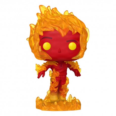 Funko POP La Torche Humaine 1517 Les Quatre Fantastiques - Figurine Marvel