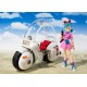 Dragon Ball S.H. Figuarts Bulma's Motorcycle Hoipoi Capsule No. 9 avec Son Goku