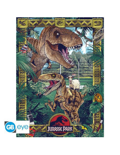 Set de 2 Posters Jurassic Park 52x38Cm 2