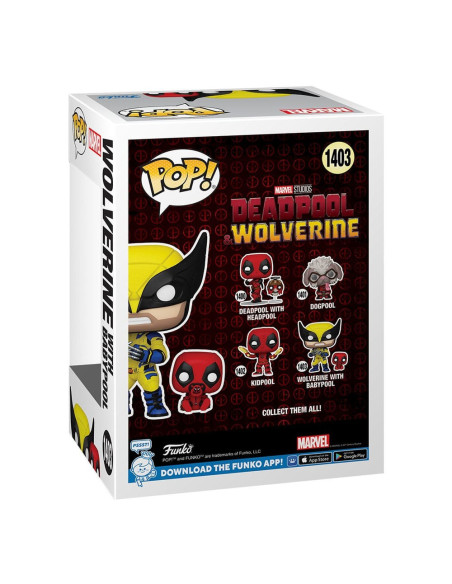 Funko POP Deadpool 3 Wolverine w/ Babypool 1403