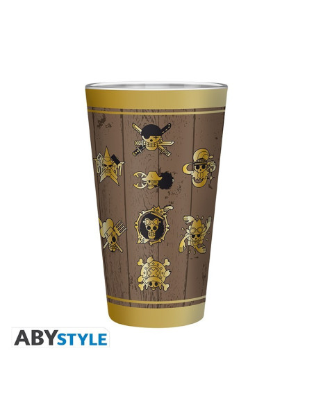 Coffret One Piece - Verre XXL, pin's et carnet "Skull"