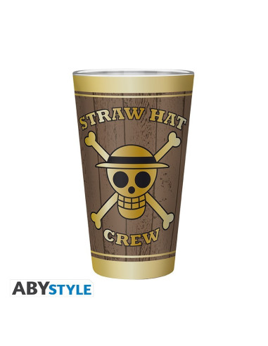 Coffret One Piece - Verre XXL, pin's et carnet "Skull"