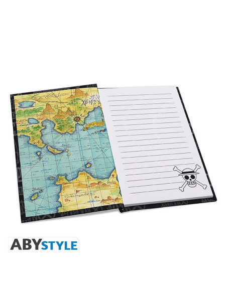 Coffret One Piece - Verre XXL, pin's et carnet "Skull"