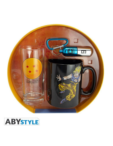 Dragon Ball Z Pack Premium Verre + Porte-Clés + Mug  