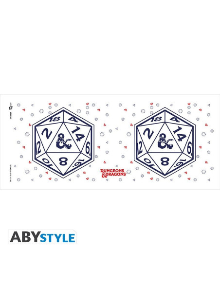 Mug Donjons & Dragons D20