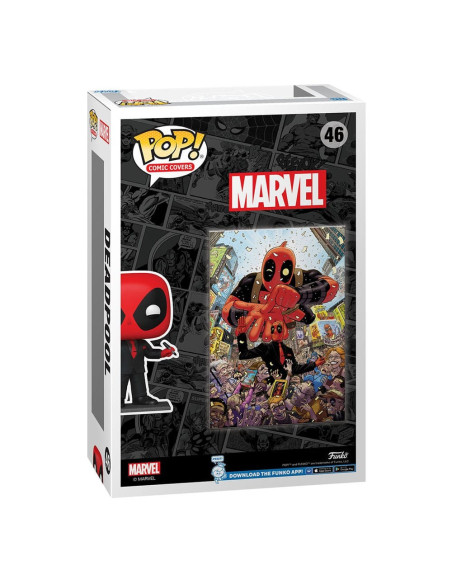 POP! Marvel Deadpool in Black Suit Comic Covers 46