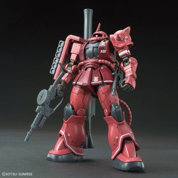 Maquette HG 1/144 MS-06S Zaku II Char Aznable Red Comet Ver. Gundam Origin 