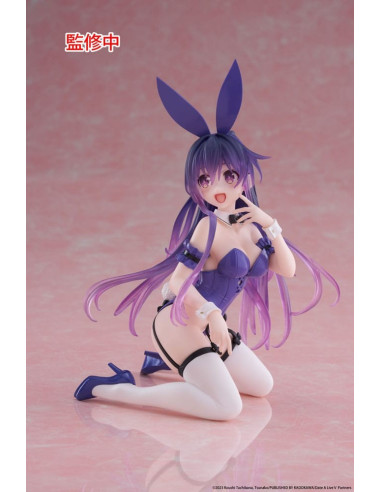 Profil de la figurine Tohka Yatogami Bunny Ver., montrant les détails de sa tenue et de ses oreilles de lapin