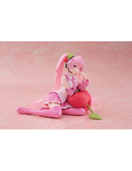 Figurine Hatsune Miku Desktop Cute Sakura Miku Cherry Cushion Ver.