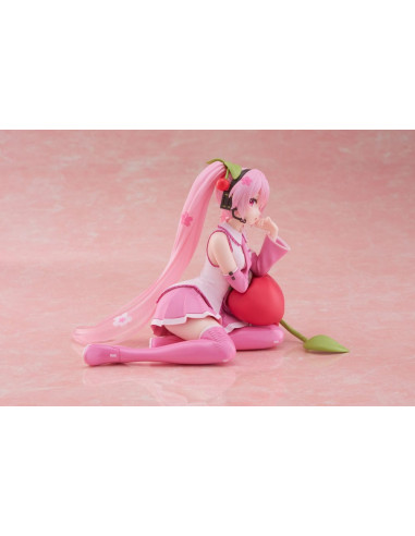 Figurine Hatsune Miku Desktop Cute Sakura Miku Cherry Cushion Ver.