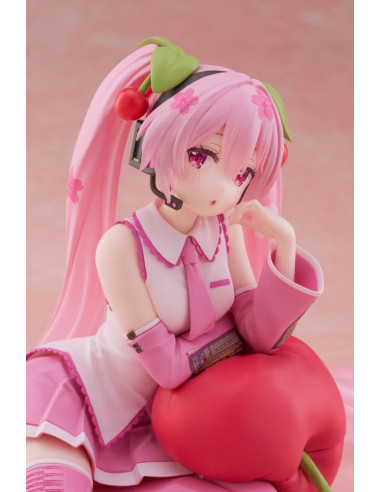 Figurine Hatsune Miku Desktop Cute Sakura Miku Cherry Cushion Ver.