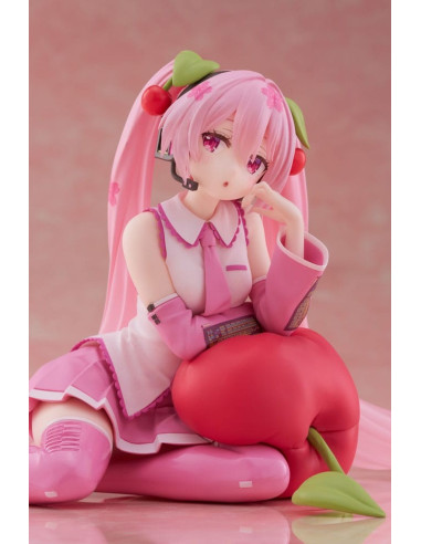 Figurine Hatsune Miku Desktop Cute Sakura Miku Cherry Cushion Ver.