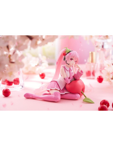 Figurine Hatsune Miku Desktop Cute Sakura Miku Cherry Cushion Ver.