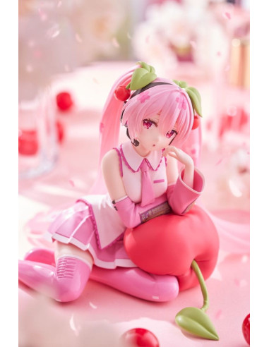 Figurine Hatsune Miku Desktop Cute Sakura Miku Cherry Cushion Ver.