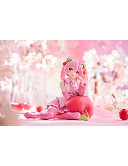 Figurine Hatsune Miku Desktop Cute Sakura Miku Cherry Cushion Ver.