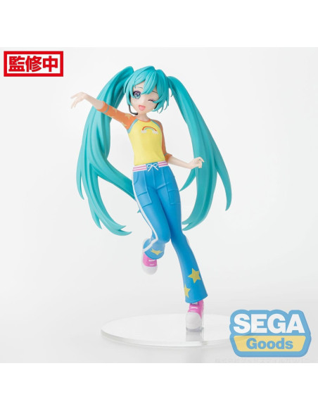 Figurine Hatsune Miku Desktop x Decorate de face, dans le costume Love