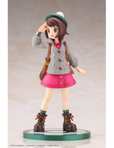 Figurine Pokémon Gloria & Larméléon ARTFXJ 1/8 : vue de face