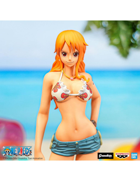 Figurine Nami Grandista Nero 28 cm - One Piece - Banpresto