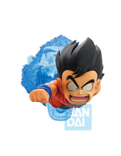 Figurine Son Goku Dragon History II de face, en pose de combat dynamique 2