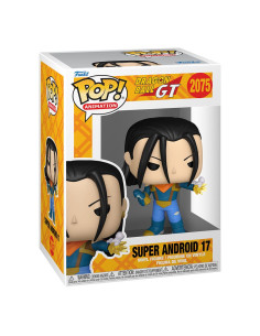 Figurine Funko Pop! Super Android 17 de face, montrant son design imposant 2