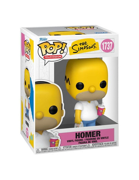 Boîte officielle Funko POP! TV Vinyl Homer Simpson #1737 – The Simpsons