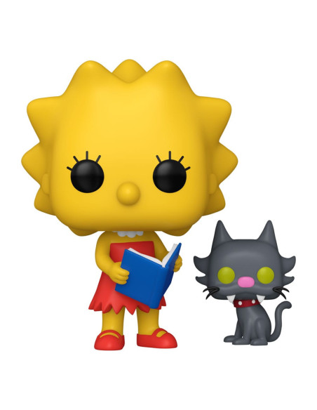 Figurine POP! Lisa Simpson & Snowball – The Simpsons 1740 | Funko TV Vinyl 9 cm