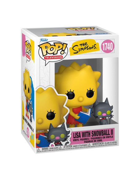 Boîte officielle Funko POP! TV Vinyl Lisa & Snowball #1740 – The Simpsons