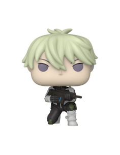 Figurine de Reno Ichikawa Kaiju No. 8 Funko Pop de face, en pose de combat